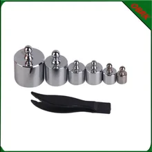 6 шт. 200 г портативный баланс точность калибровки весы ювелирные изделия стандартный тест Вес Баланс калибровки вес