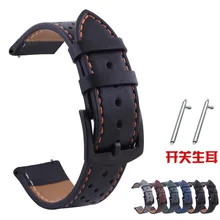 Genuine Cow Leather Watchband Replacement Watch Magic Quick Release Band Steel Buckle Strap Wrist Belt Bracelet Accessories Genuine Cow Leather Watchband Replacement Watch Magic Quick Release Band Steel Buckle Strap Wrist Belt Bracelet Accessories
