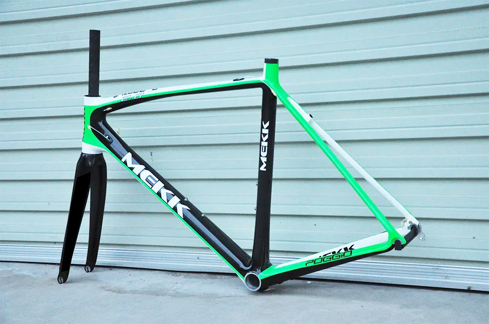 Perfect carbon bike frame with fork and seatpost handle  cool price 700c Mk  Gloss 56 cm inner cable full carbon tapered road bike frame 2
