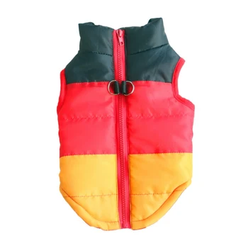 

Dog Clothes Winter Padded Vest Harness Warm Windproof Jacket For Dog Snowsuit Dog Cachorro Mascotas Goods For Pets