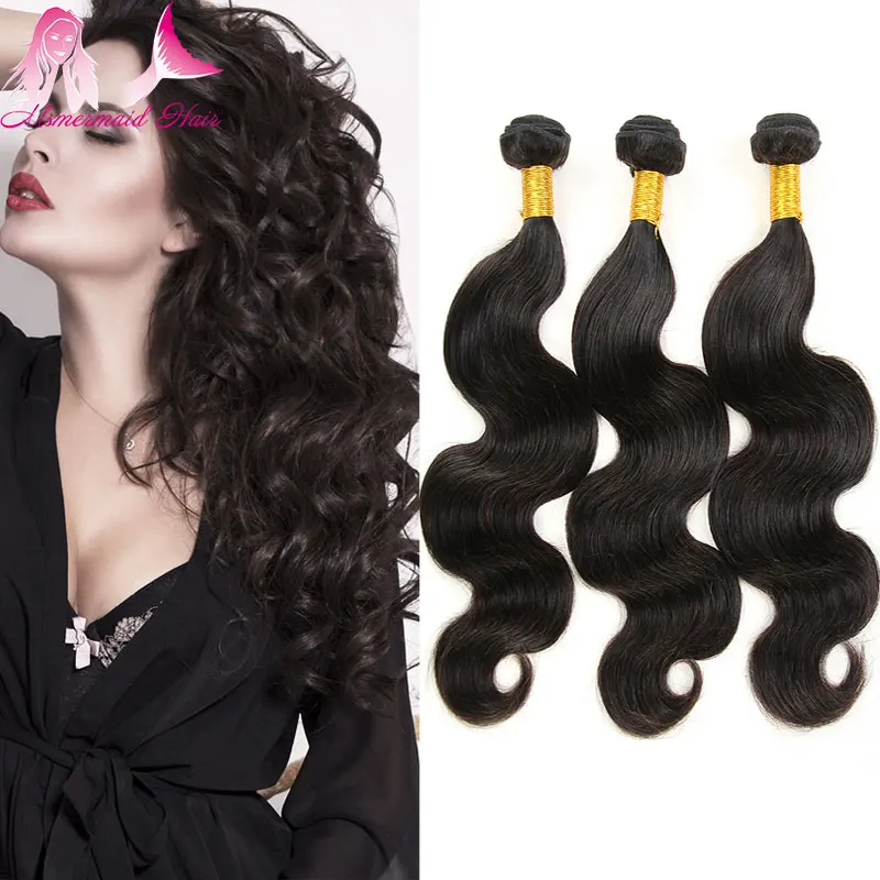 7A Brazilian Virgin Hair 3 Bundles Deals Brazilian Body Wave Wet and Wavy Virgin Brazilian Hair Weave Bundles Human Hair Bundles