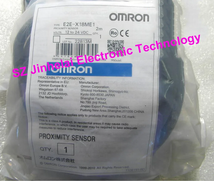 100% Authentic original OMRON Proximity switch, Proximity sensor E2E-X18ME1 2M 12-24VDC 100% Authentic original OMRON Proximity switch, Proximity sensor E2E-X18ME1 2M 12-24VDC
