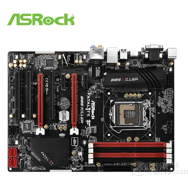 Используется полная рабочая Материнская плата ASROCK B85 Killer LGA 1150 32bg USB 3,1 ATX Рабочий стол материнская плата