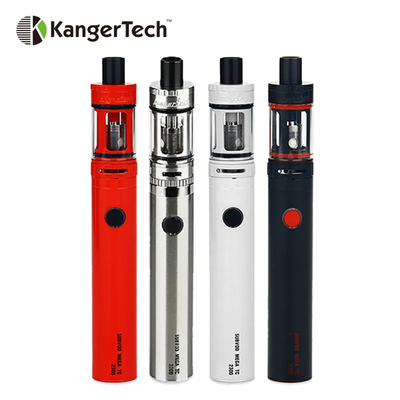 Оригинальный Комплект Kangertech SUBVOD Mega TC электронная сигарета 2300 мАч вейп мод и 4 мл