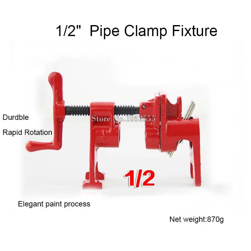 Brand New 1/2 or 3/4" H Style Pipe Clamp Heavy Duty 