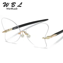 WarBlade женские круглые прозрачные линзы, оправа розовые новые очки Брендовые дизайнерские прозрачные очки компьютерные очки