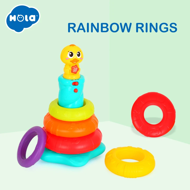 Baby Toy Stacking Rainbow Duck with Music & Lights Rings Rainbow Stack Up Tower Kids Early Educational Toys Gifts Baby Toy Stacking Rainbow Duck with Music & Lights Rings Rainbow Stack Up Tower Kids Early Educational Toys Gifts
