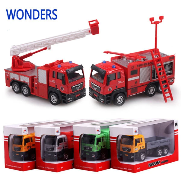 

NEW carrier vehicle garbage truck agitator truck fire fighting truck car transport vehicle model toy gift for boy children