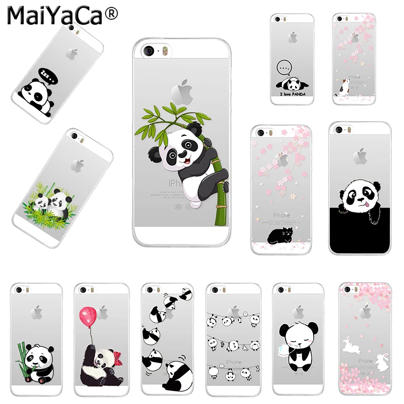 MaiYaCa Cute Animal Panda Soft TPU silicone Phone Case