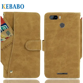 

Leather Wallet Haier Power P11 Case 5.7" Flip Vintage Leather Front Card Slots Cases Cover Business Phone Protective Bags