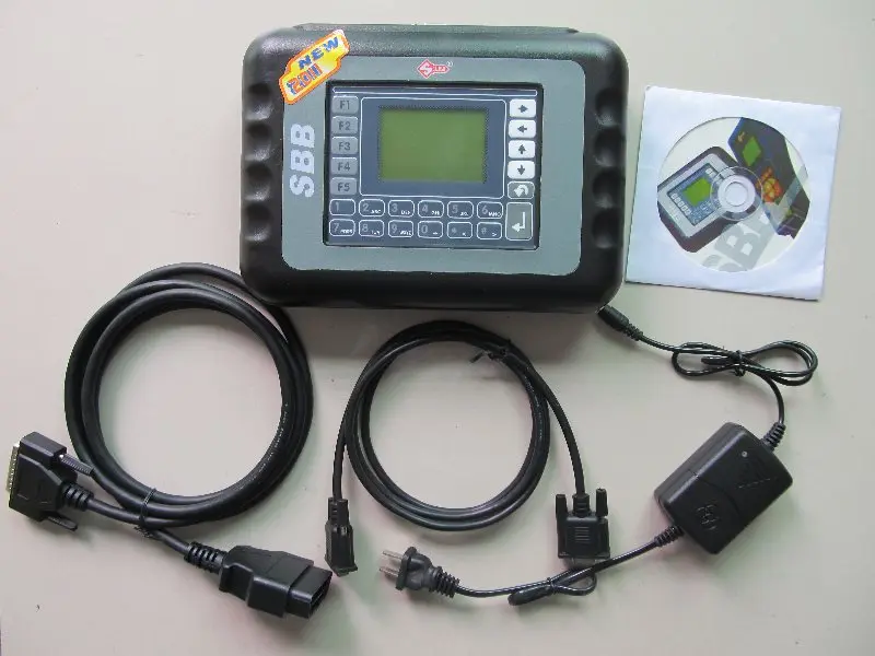 Программатор ключей sbb с кабелем obd2 программатор транспондера silca v46.02
