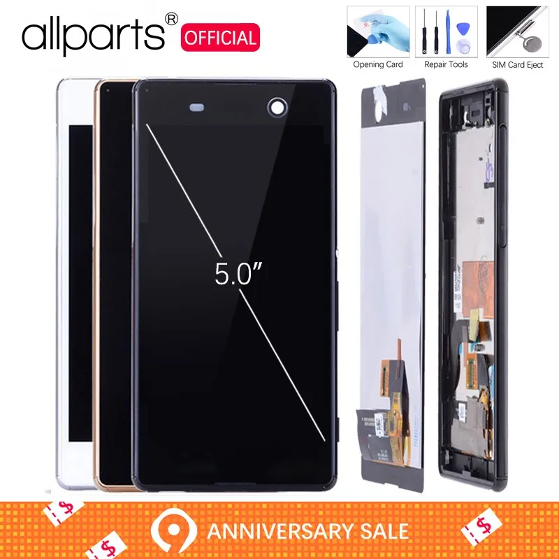 

5.0 inch ORIGINAL IPS LCD For SONY Xperia M5 Display Touch Screen With Frame For SONY Xperia M5 Dual LCD E5603 E5606 E5653