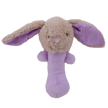 

Cute Animal rabbit Hand Bells Baby Toys Plush baby toy Rattle Ring Bell Toy Newborn Infant Early Educational Doll Toys
