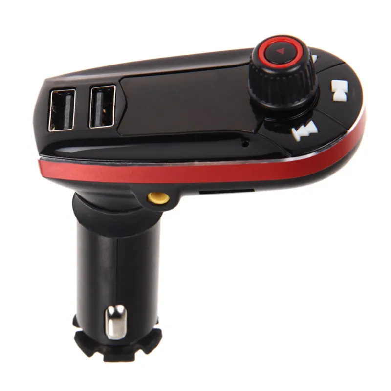 Bluetooth автомобильный комплект MP3-плеер fm-передатчик SD lcd двойной USB зарядное устройство Красный ME3L