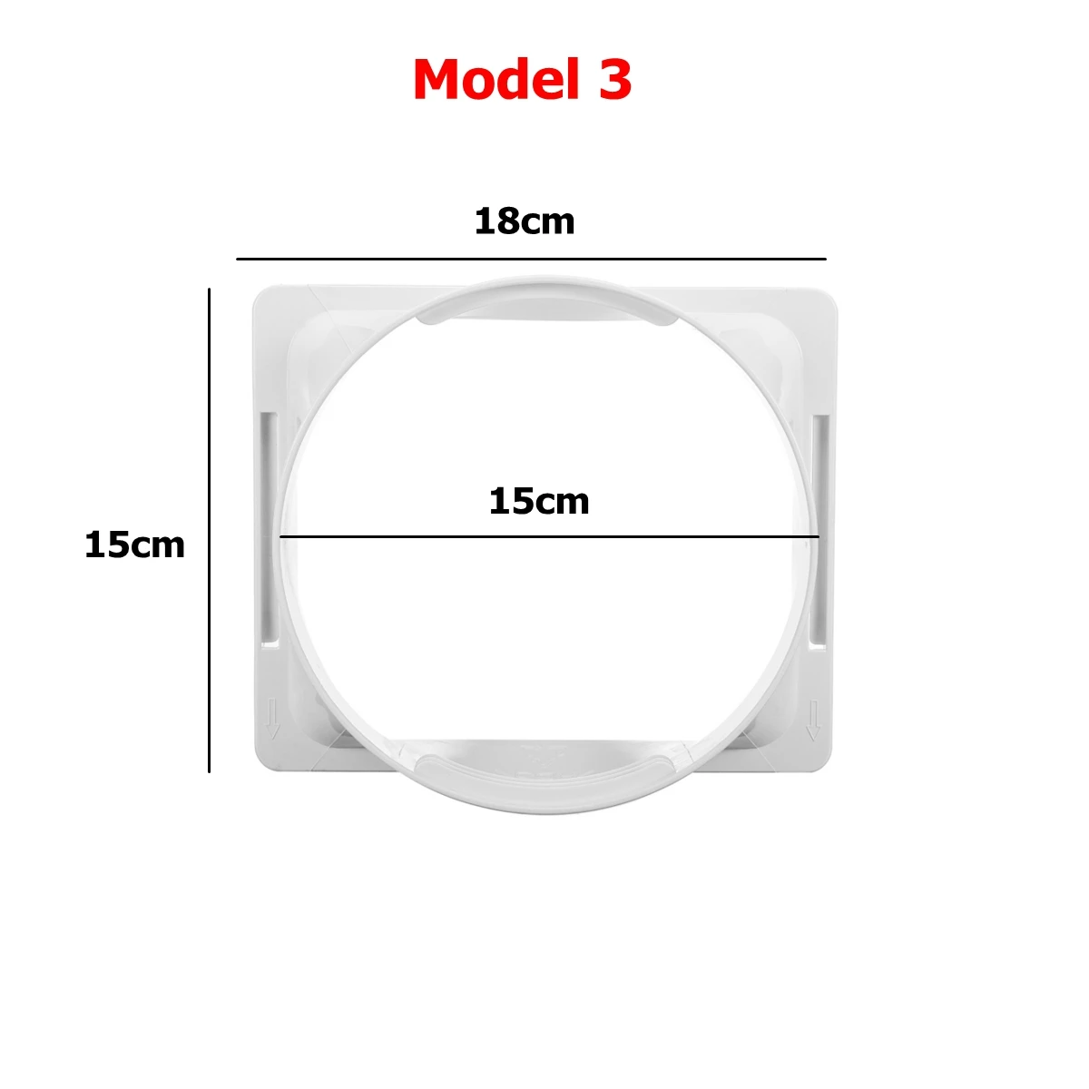 13/15 cm plano/largo cuadrado boca verano móvil aire acondicionado interfaz universal con filtro ventilación aire acondicionado accesorios