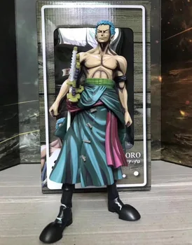 

Two Years Later Cartoon Color Santoryu Roronoa Zoro Hurt Japanese Anime Figures One Piece Luffy Action Figure Pvc Figures Model
