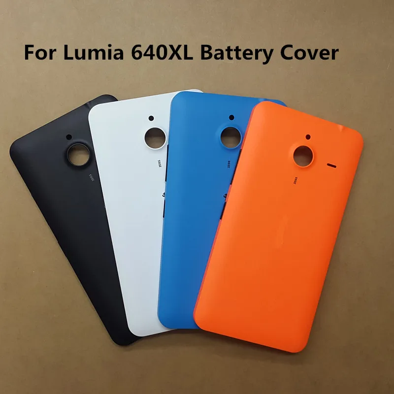 

Less But Better Original New Back Battery Cover for Microsoft lumia 640XL Housing Door Case Replacement with side button 5.7''