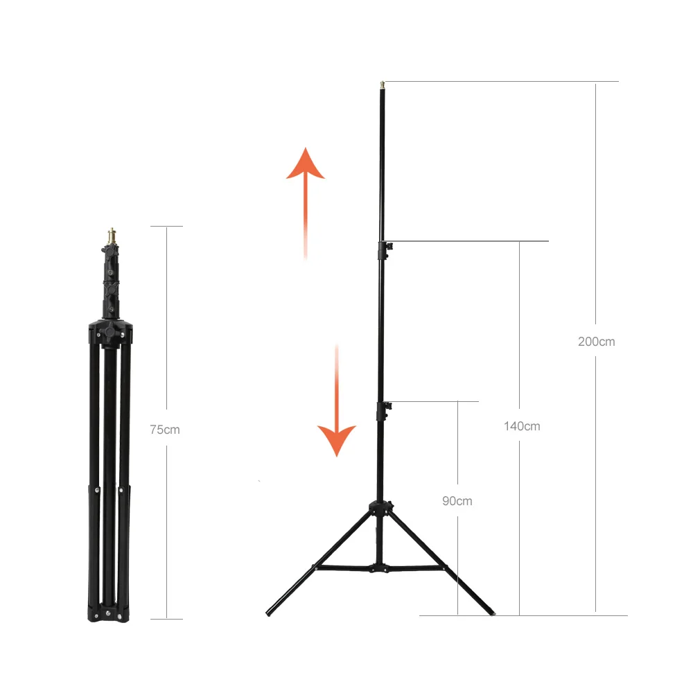 Photo tripod Godox 304 200cm Light Stand 1/4 Screw Head Studio Photo Flash Lighting