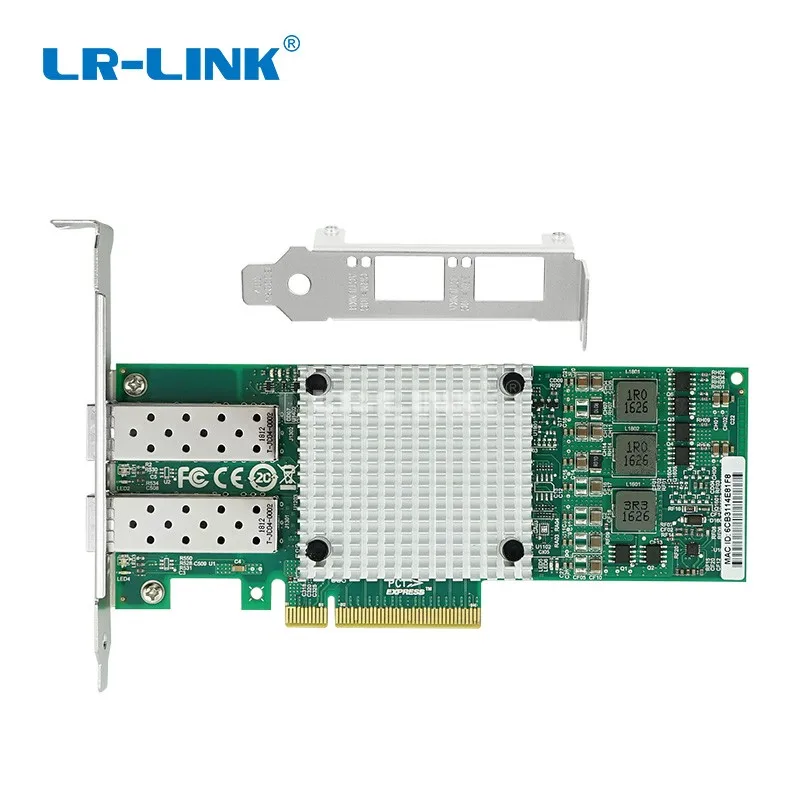 LR LINK 9812AF 2SFP dual port 10Gb ethernet fiber optical network Card PCI Express x8 Network 2