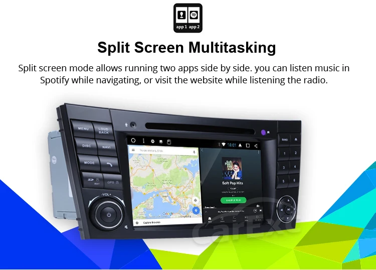 Flash Deal Android 9.0 Octa Cores Car DVD For Mercedes Benz E-Class/W211 E200 E220 E240 E350 E280 E300 With 3G/4G WIFI Radio GPS Carplay 21