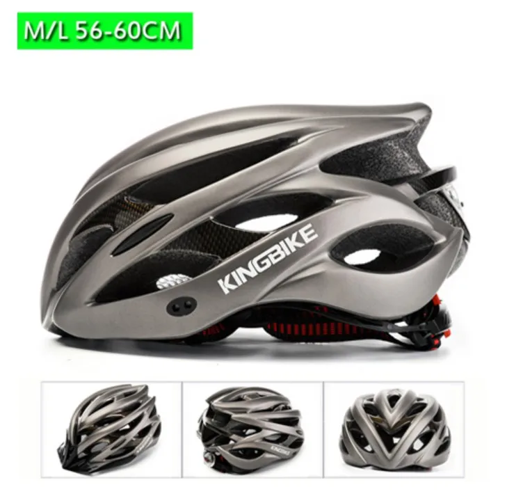 KINGBIKE велосипедный шлем для женщин и мужчин велосипедный шлем дорожный горный с задним светильник MTB велосипедный шлем красный синий титан Casco Ciclismo - Цвет: J-629-Titanium