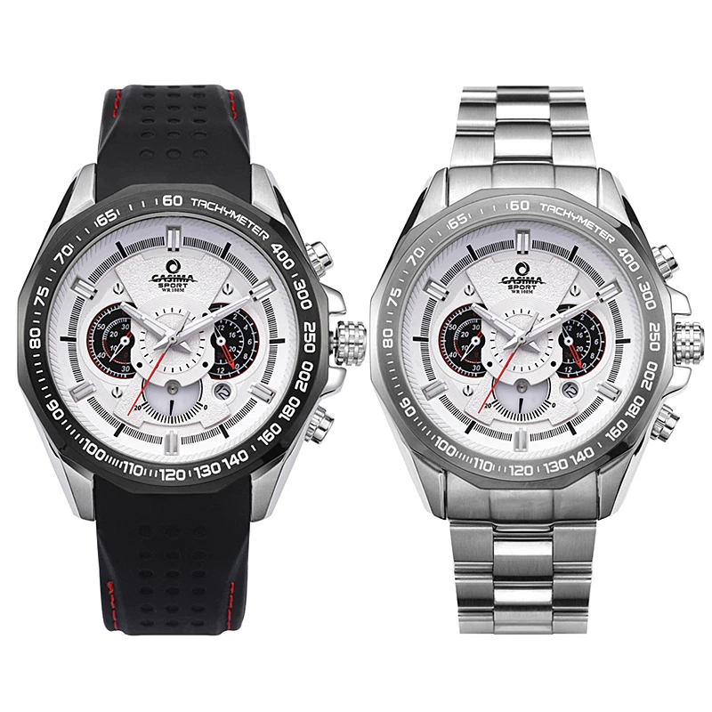 CASIMA известный модные уличные Элитный бренд Для мужчин Watch Chronograph часы Лидер