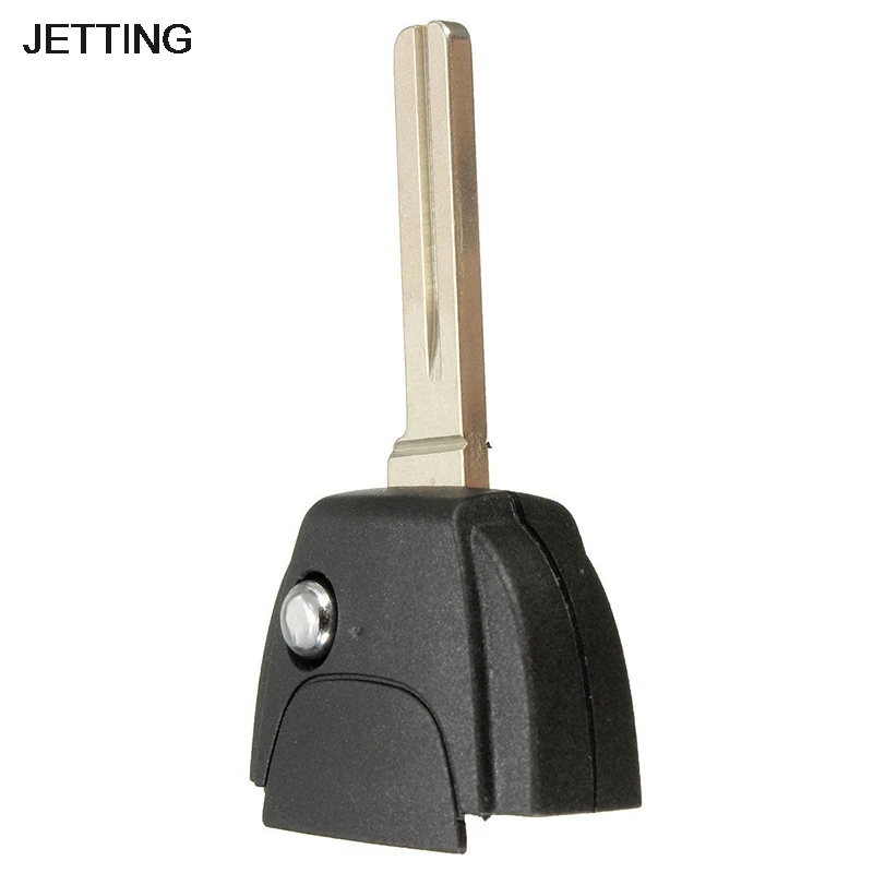 

JETTING Remote Case Flip Key Head Part with Uncut Blade For VOLVO S60 S80 V70 XC70 XC90 1PC Black Plastic