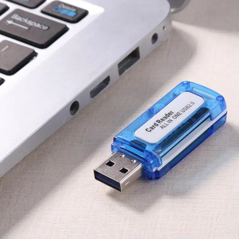 Портативный 4 в 1 кардридер для карт памяти мульти кардридер USB 2,0 все в одном кардридер для Micro SD TF MS Micro M2