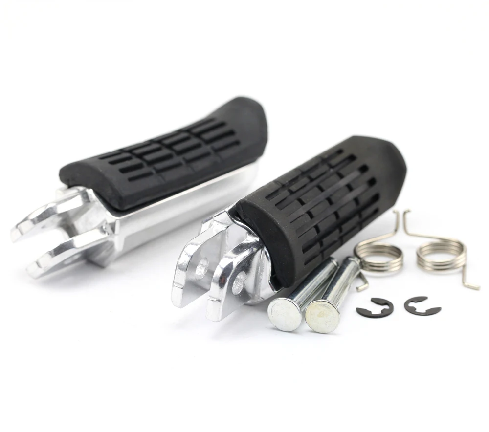 Front Foot Pegs Rider Footrest Adapters For Honda MSX125 Grom/Monkey CB