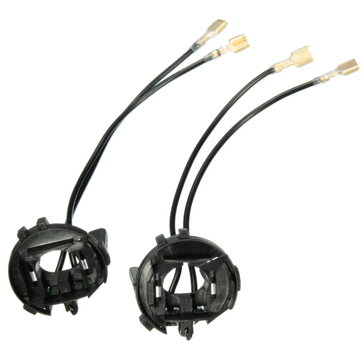 2Pcs H7 For HID XENON Bulb Headlight Holder Adapter Adaptor For VW/Golf