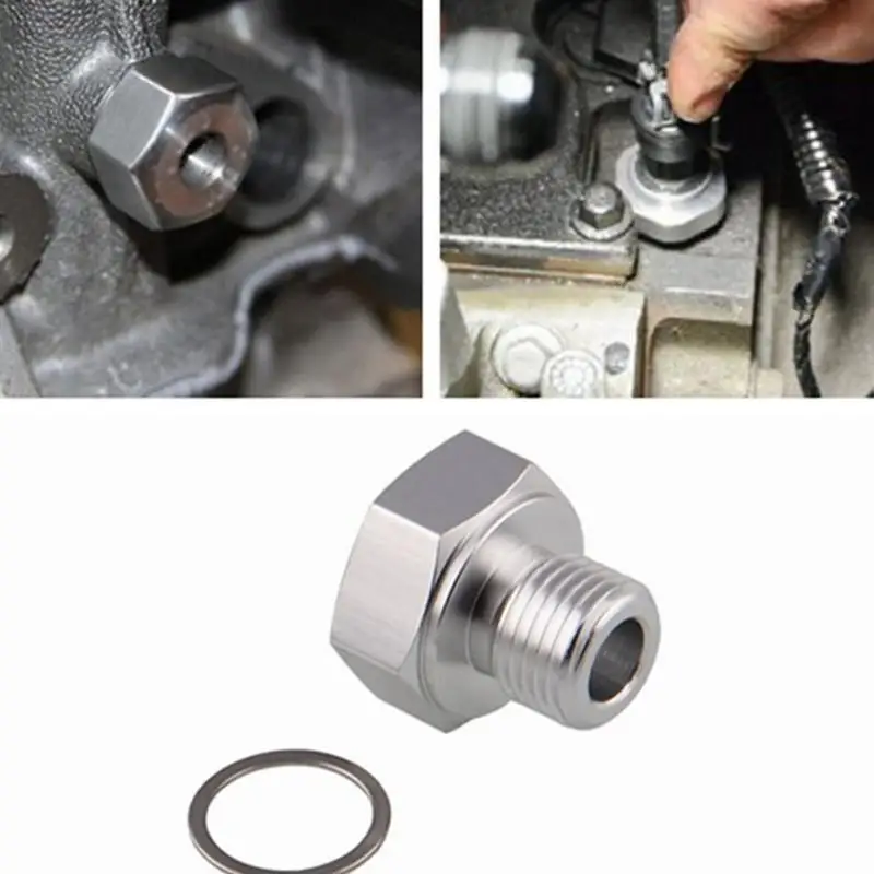 Oil Pressure Sensor Adapter LS Engine Swap Male M16x1.5 Female 1/8 NPT
