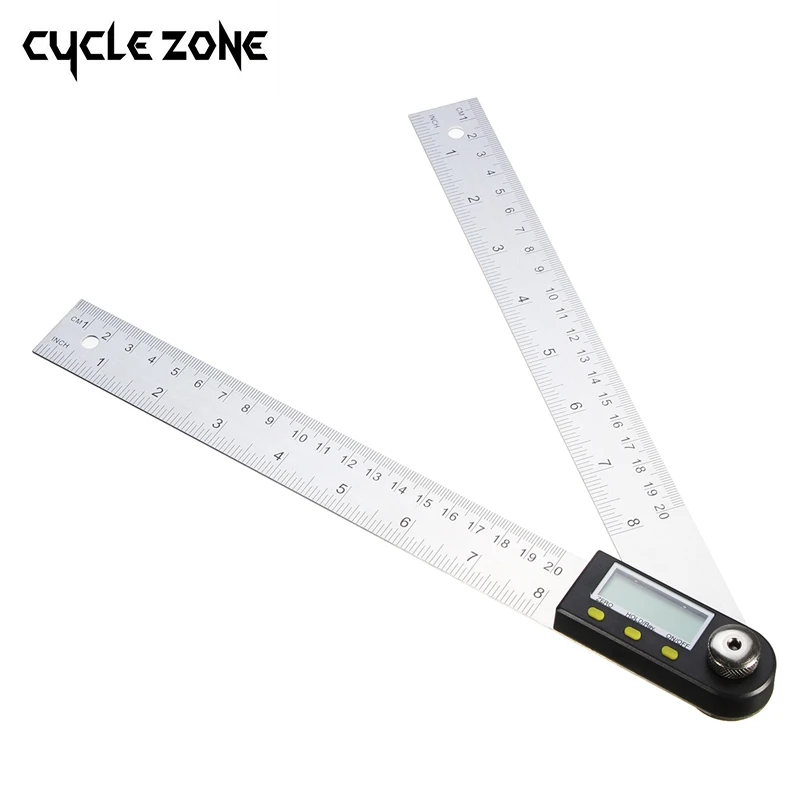 

200mm Digital Protractor Inclinometer Goniometer Level Measuring Tool Electronic Angle Gauge Stainless Steel Angle Ruler