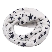 Newly Children Kids Scarf Scarves Warm Loops Neckerchief Stars Fashion Comfortable For Winter DOD886