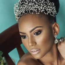 3 новых дизайна, серебряная тиара ручной работы, свадебная заколка с кристаллами, ободок для волос, королевская Свадебная повязка, корона, аксессуары для женщин, ювелирное изделие