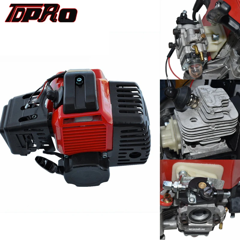 TDPRO Pull Start 43 47 49cc 2 тактный двигатель стартер двигателя для мини мотоцикла Pocket ATV Quad