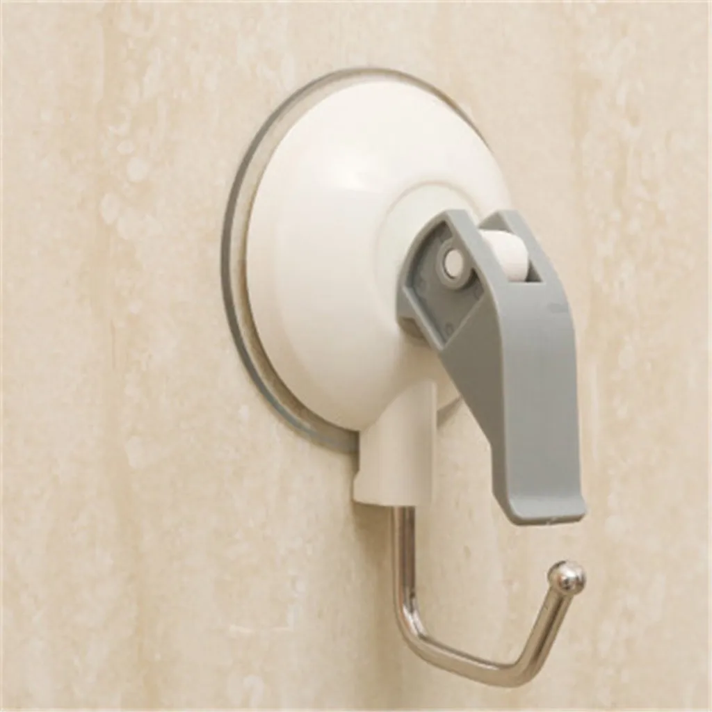 

Bathroom/Kitchen Heavy Duty Large Suction Cup Hooks Snap Lever Vacuum Holder Wall Towel Mop Handbag Clothing Hangers Organizer