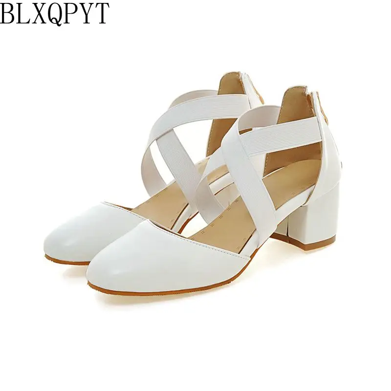 

BLXQPYT Fashion New Sale Sandalias Mujer fashion Gladiator Sandals Women Big Size 34- 43 Shoes Sandals Ladies Woman pumps C-9