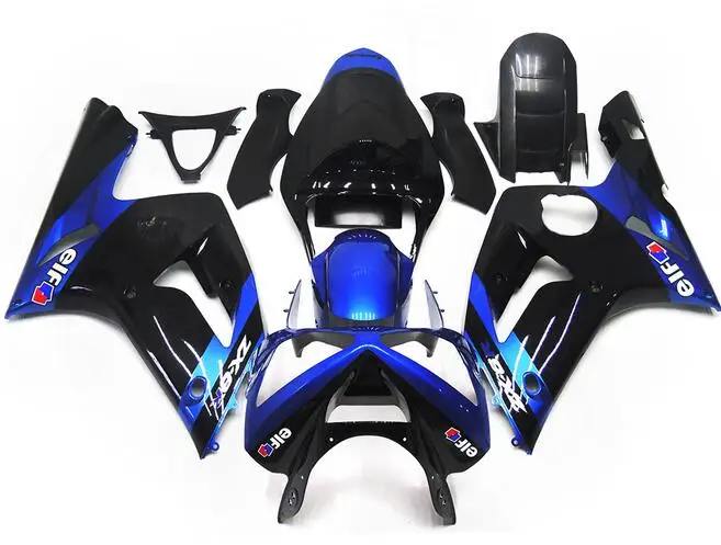 

3Gifts New Injection Mold Abs Fairings Kit Fit for kawasaki Ninja ZX6R 636 2003 2004 03 04 6R 600CC Bodywork set black blue