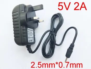

50PCS 5V 2A AC 100V-240V Converter Adapter DC 2000mA IC Power Supply 10W UK Plug DC 2.5mm x 0.7mm for Android 7" - 10" Tablet PC