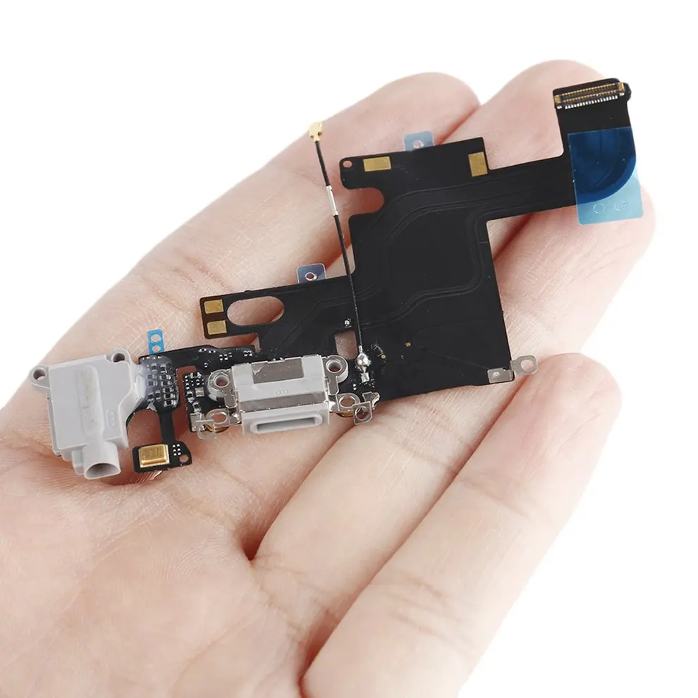 

5 Pcs Charger Charging Port Dock Microphone Jack Flex Cable For iPhone 6 4.7''