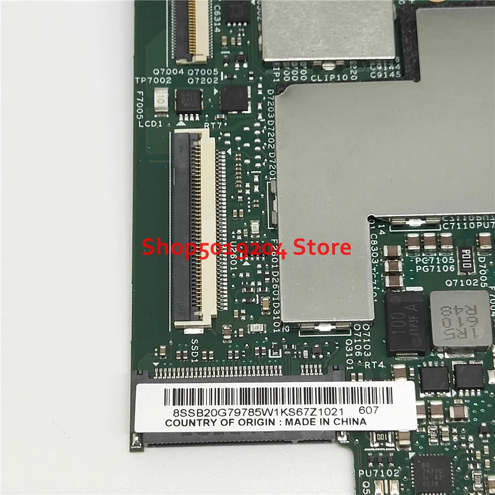 15218-2 LGF-1 MB 448.04W13.0021 00NY854 материнская плата для ноутбука для lenovo ThinkPad X1-Tablet Teste Материнская плата Core m5-6Y57 SR2EG