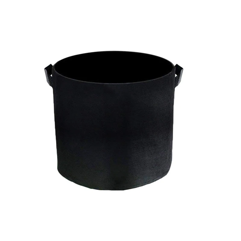 

5 Pcs Black Grow Bags Aeration Fabric Planter Plant Root Growing Pots RT99