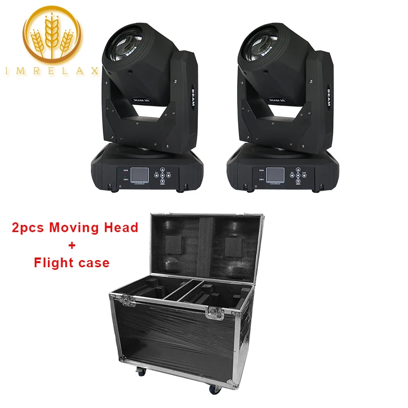 

IMRELAX 2019 Top Quality Sharpy Beam 132W Beam 2R Moving Head Light Fast Bright Colorful 16/20 Channels DMX DJ Disco Light