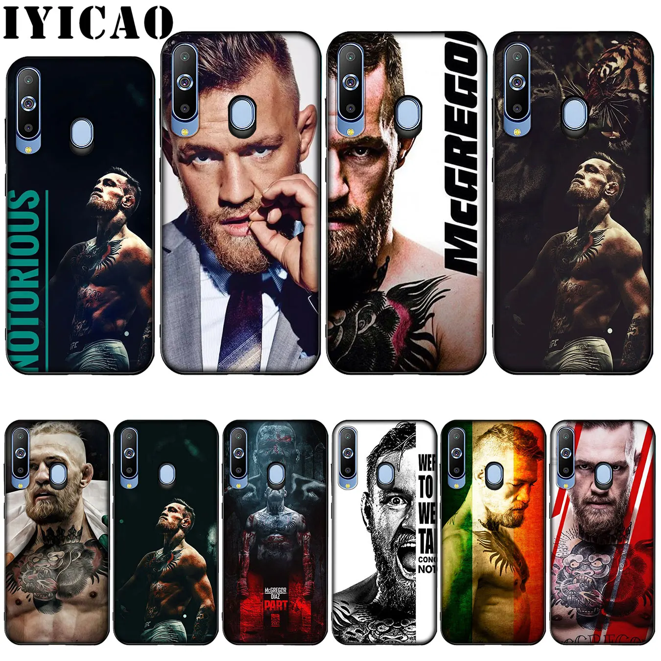 IYICAO Conor McGregor Irish Fighter Custom Silicone Soft Case for Samsung Galaxy A10 A30 A40 A50 A70 M10 M20 M30 Cover |