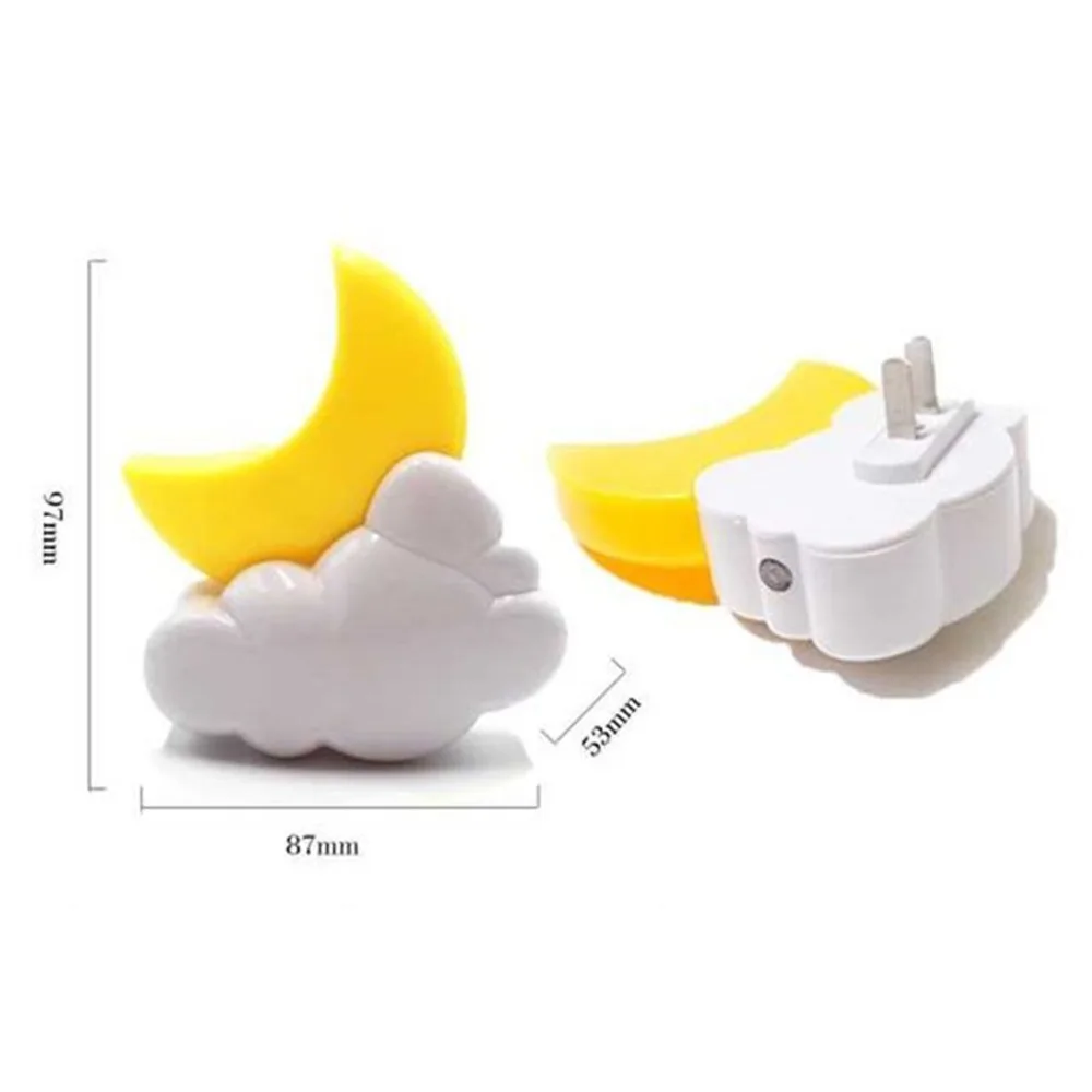 E SMARTER Mini Moon Auto Sensor лампа AC110 220V светодиодный светильник ing Baby Kids детский Ночной
