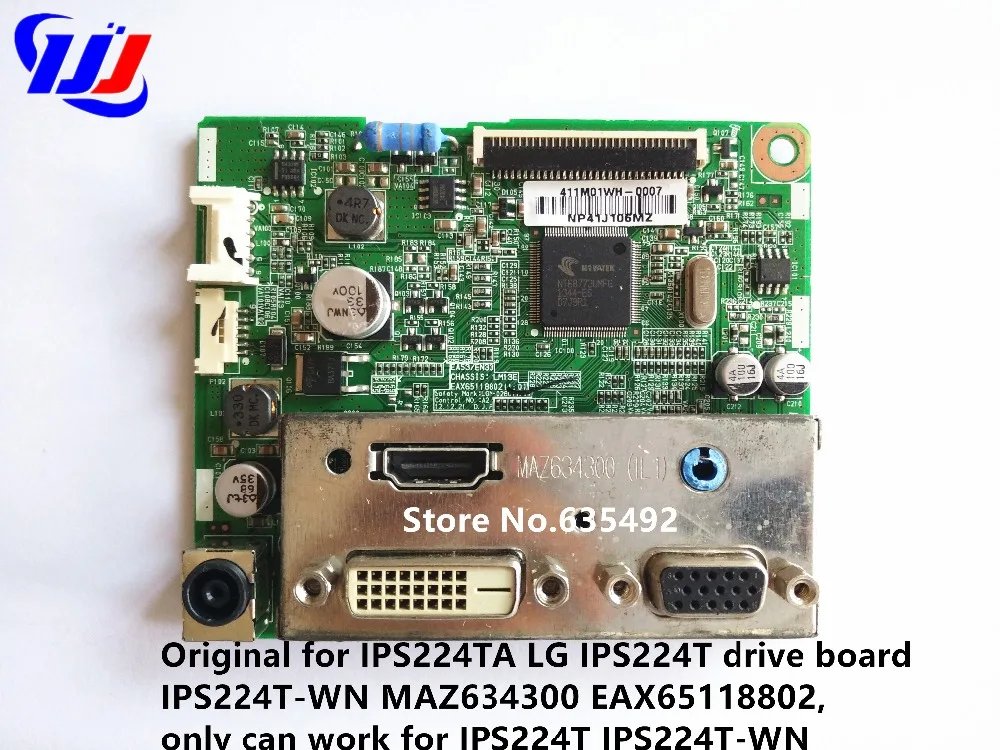 

Original for IPS224TA LG IPS224T drive board IPS224T-WN MAZ634300 EAX65118802,only can work for IPS224T IPS224T-WN