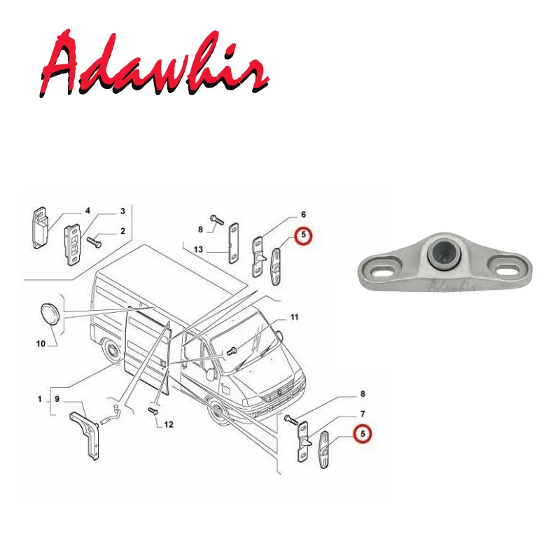 

case FOR FIAT DUCATO IVECO Citroen Peugeot Boxer SIDE SLIDING DOOR GUIDE CATCH LOCK SOCKET LATCH 914747 1358687080 1312920080