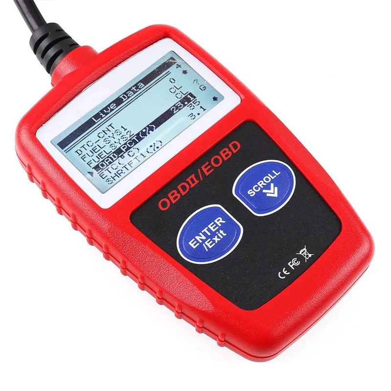 MS309 OBD2 EOBD считыватель кода ошибки Сканер диагностический сканирующий инструмент сброса