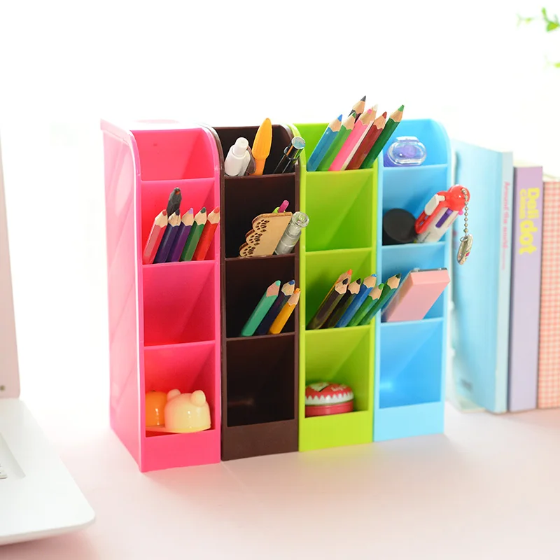 Candy Color Desktop Plastic Storage Box Multifunctional Office Desk Candy Color Desktop Plastic Storage Box Multifunctional Office Desk Organizer Underwear Socks Drawer Divider In Bo Bins From Home