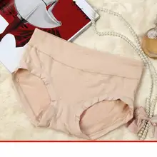Женские трусы из бамбукового волокна с рисунком живота, тригонометрические трусы, женские трусы средней длины, разноцветные,, скидка